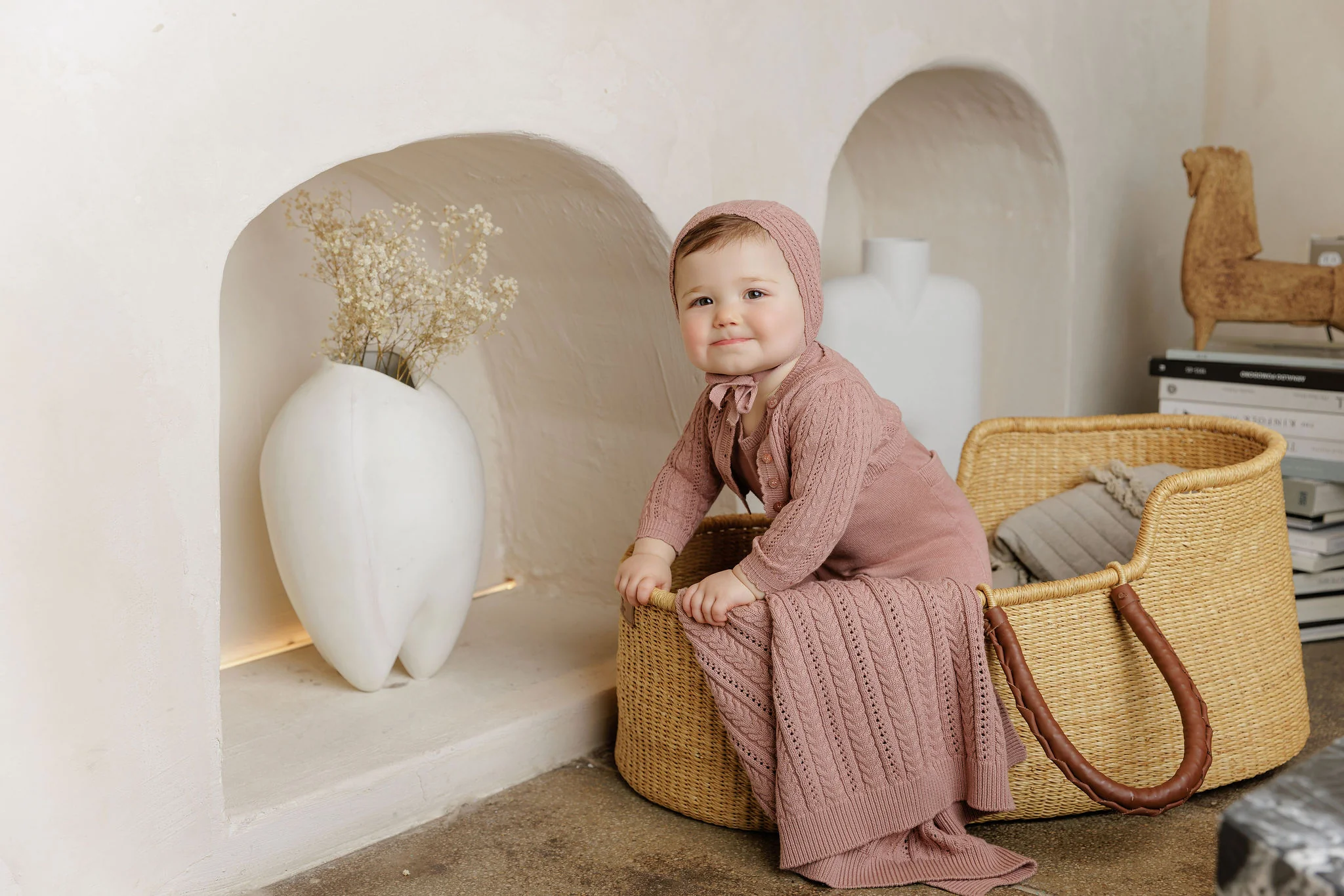 Cable Pointelle Flat Collection - Bonnet - Image 4