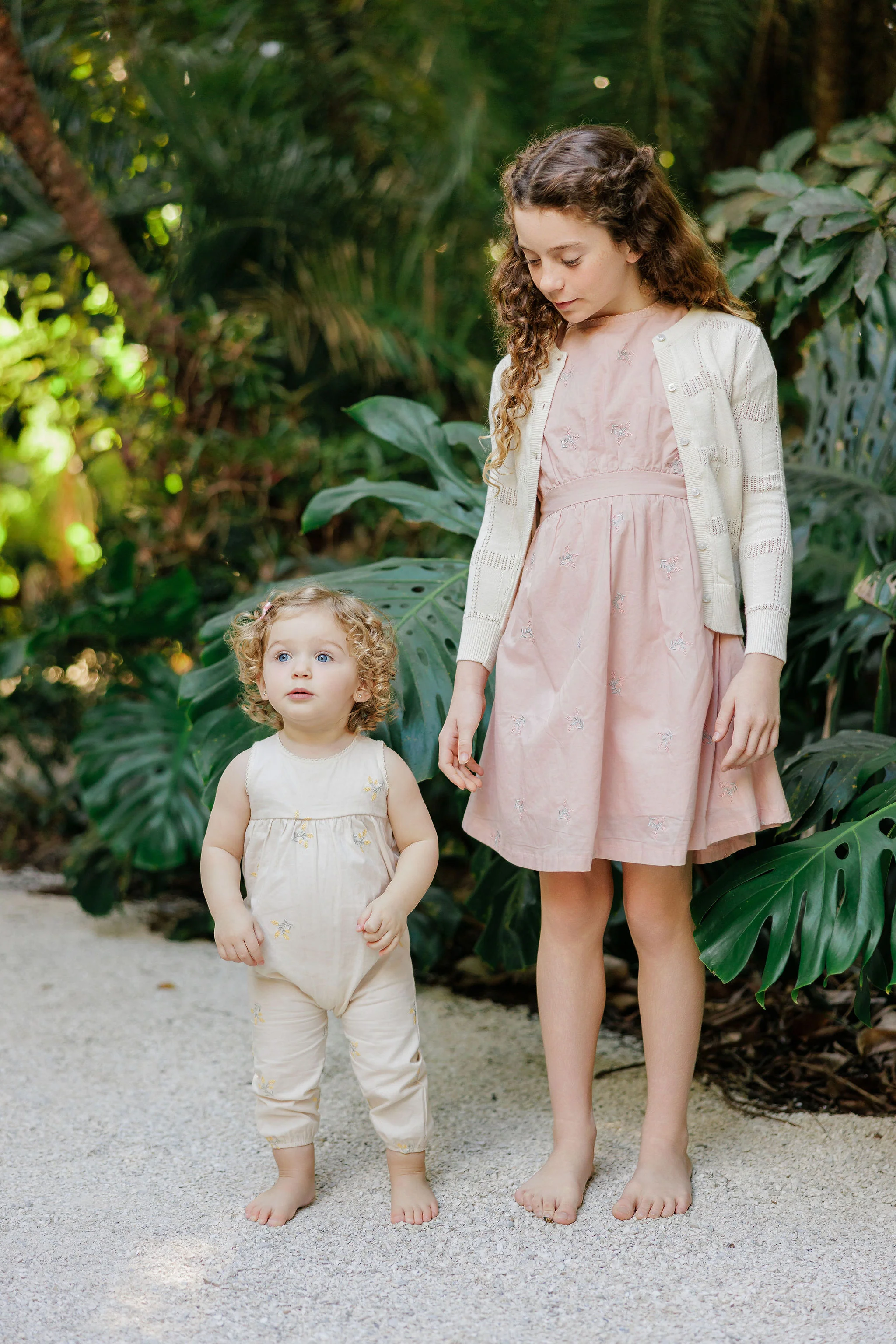 Girls Embroidered Floral Dress – Pink – Holland Collection - Image 3