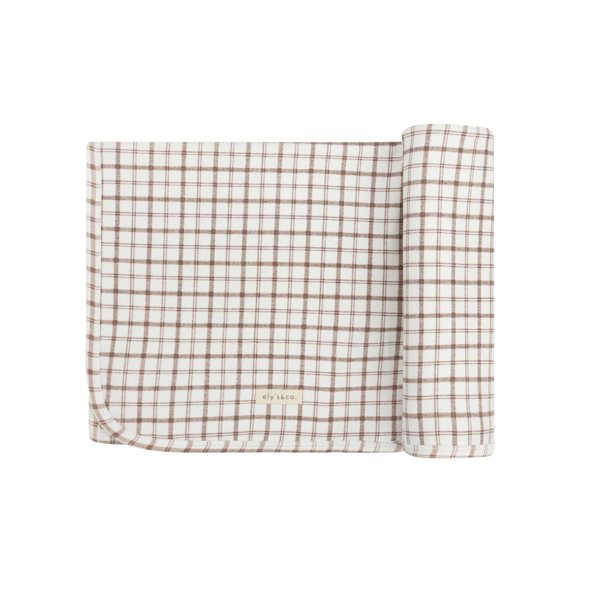 Modal French Terry Plaid Sheep Collection - Blanket