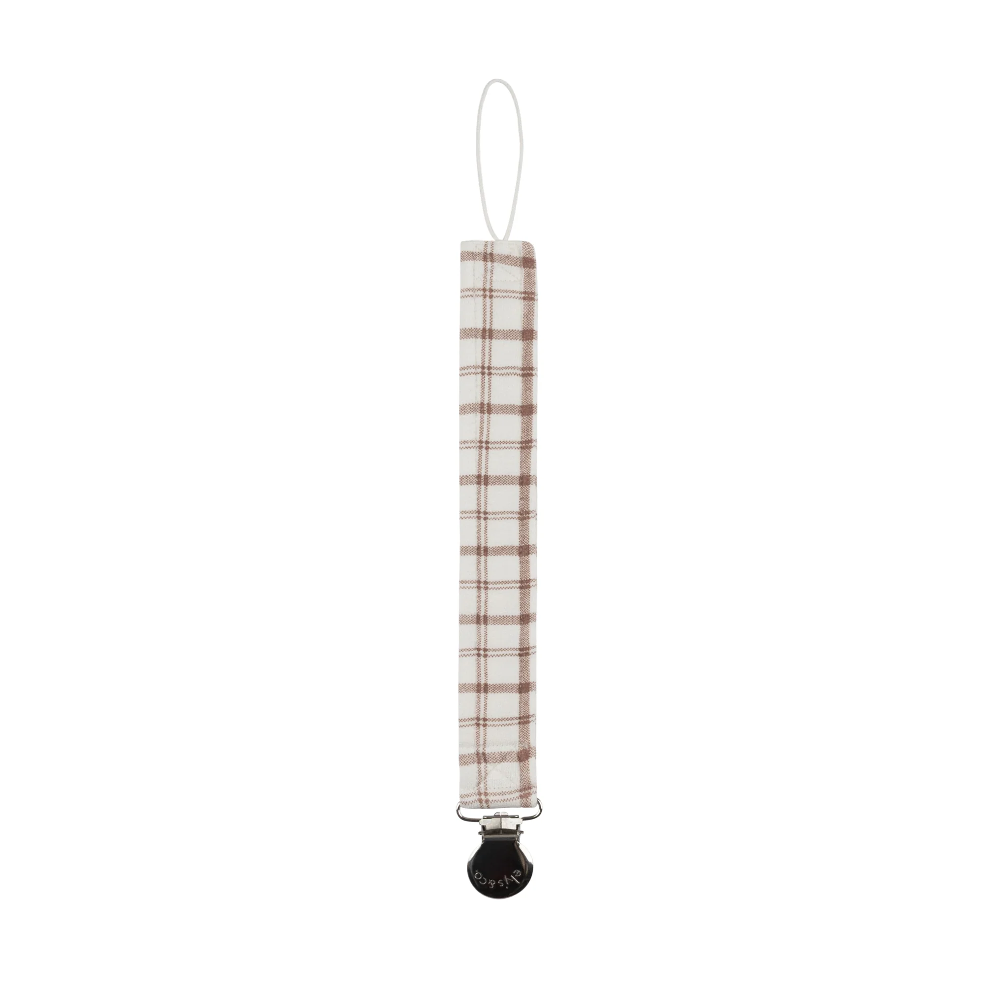 Modal French Terry Plaid Sheep Collection - Paci Clip