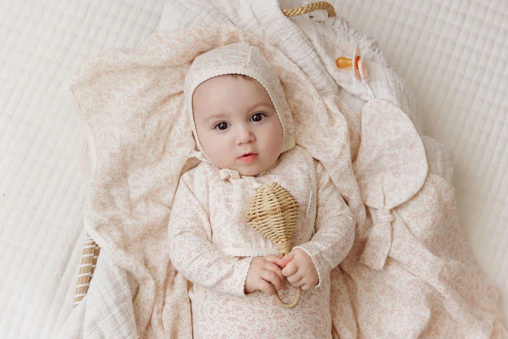 Modal French Terry Vine Collection - Muslin Paci Lovey - Image 5