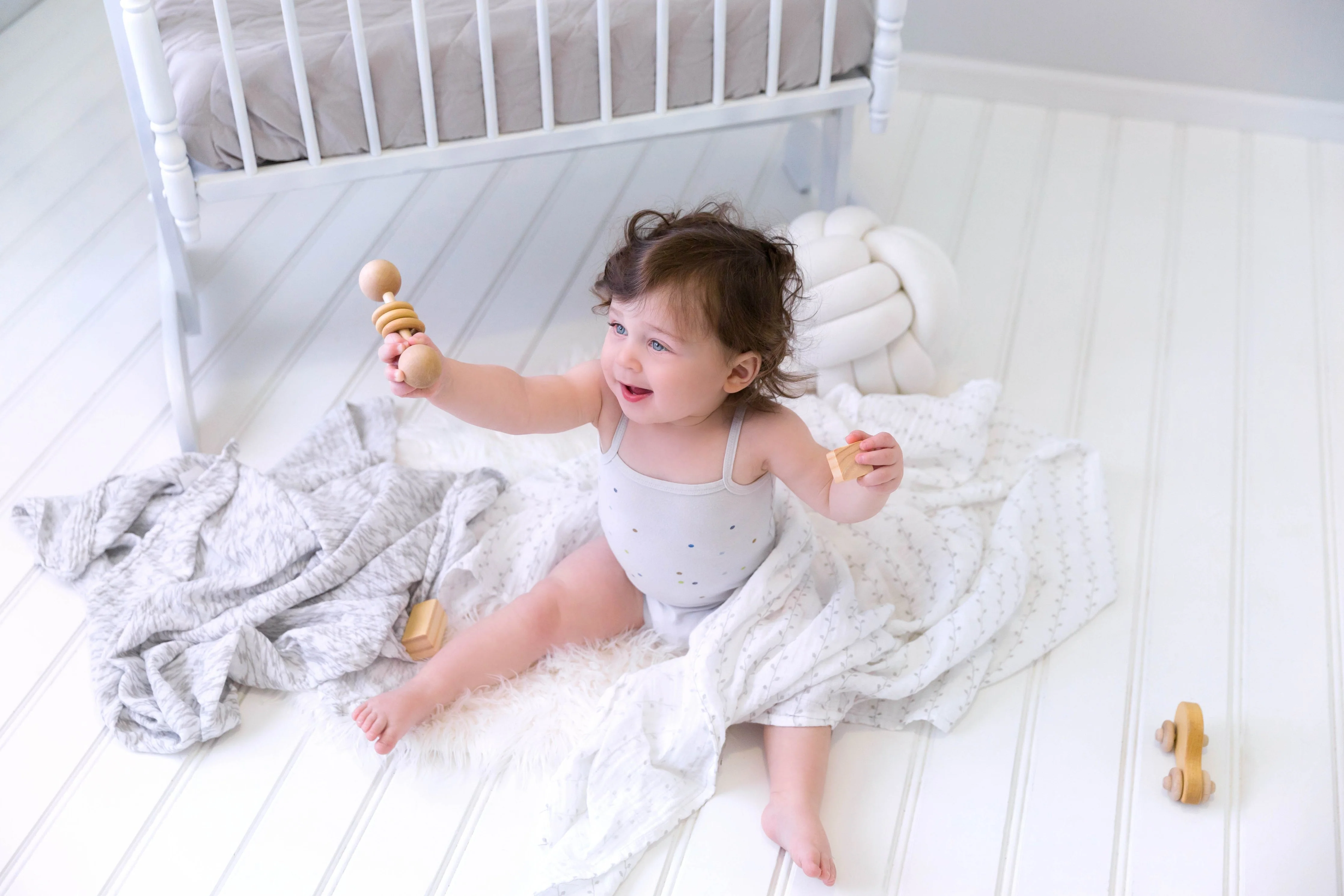 3 Pack Cotton Muslin Swaddle Blanket - Image 4