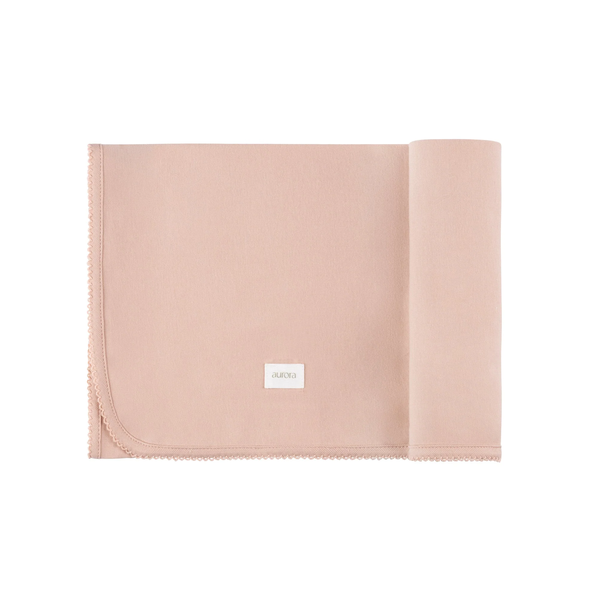 Breathable Muslin Swaddle with Scallop - Image 15