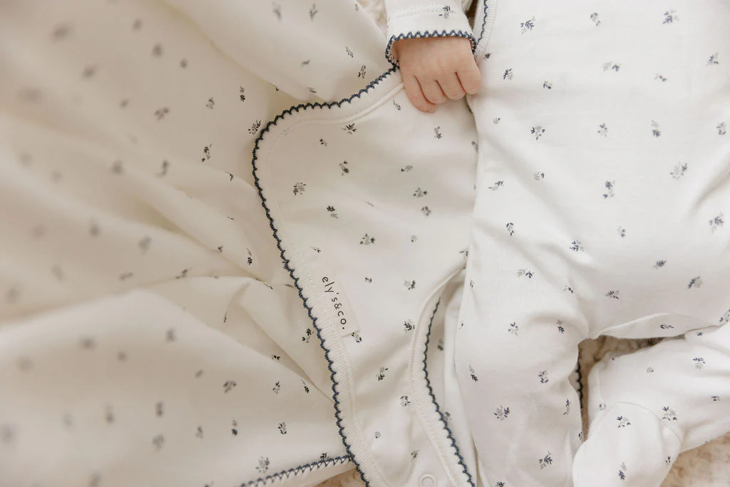 Organic Cotton Cluster Flower & Leaf  Collection - Bib - Image 9