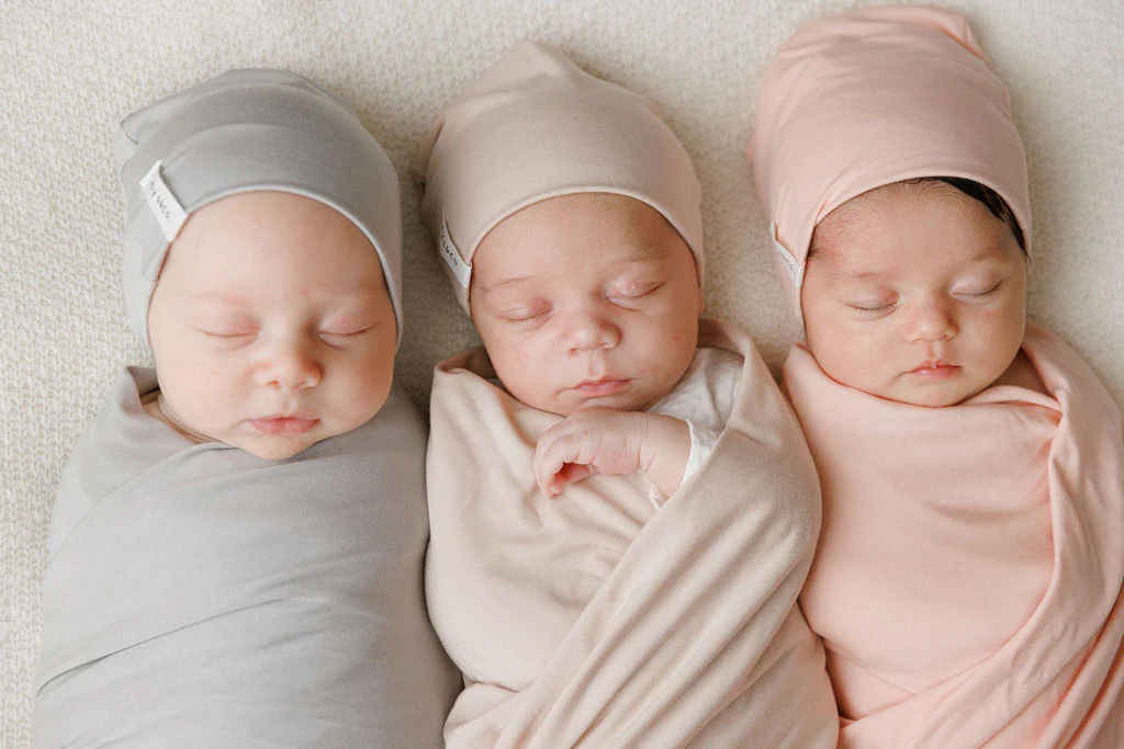 Modal Swaddle & Beanie Set in Gift Box - Image 10