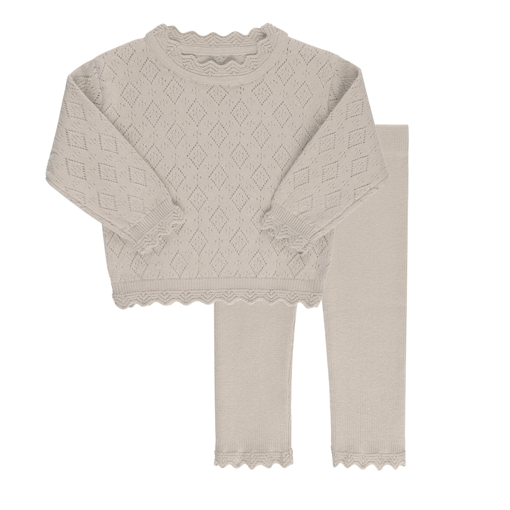 Pointelle Knit Collection- Two Piece Set - Image 7