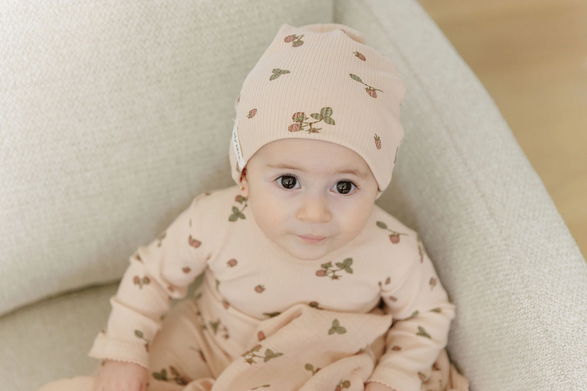 Ribbed Cotton - Raspberries Collection - Beanie - Image 11