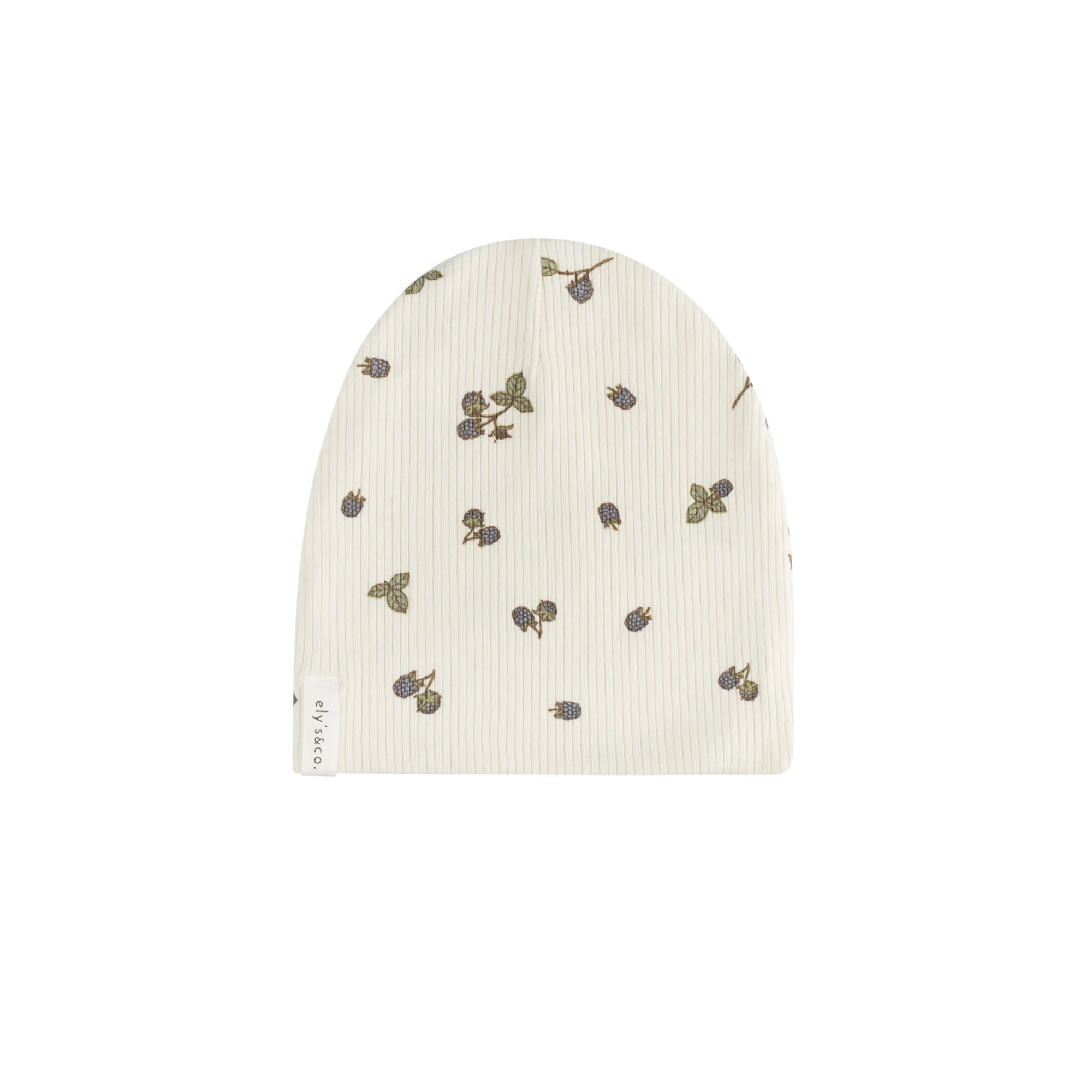 Ribbed Cotton - Raspberries Collection - Beanie - Image 5