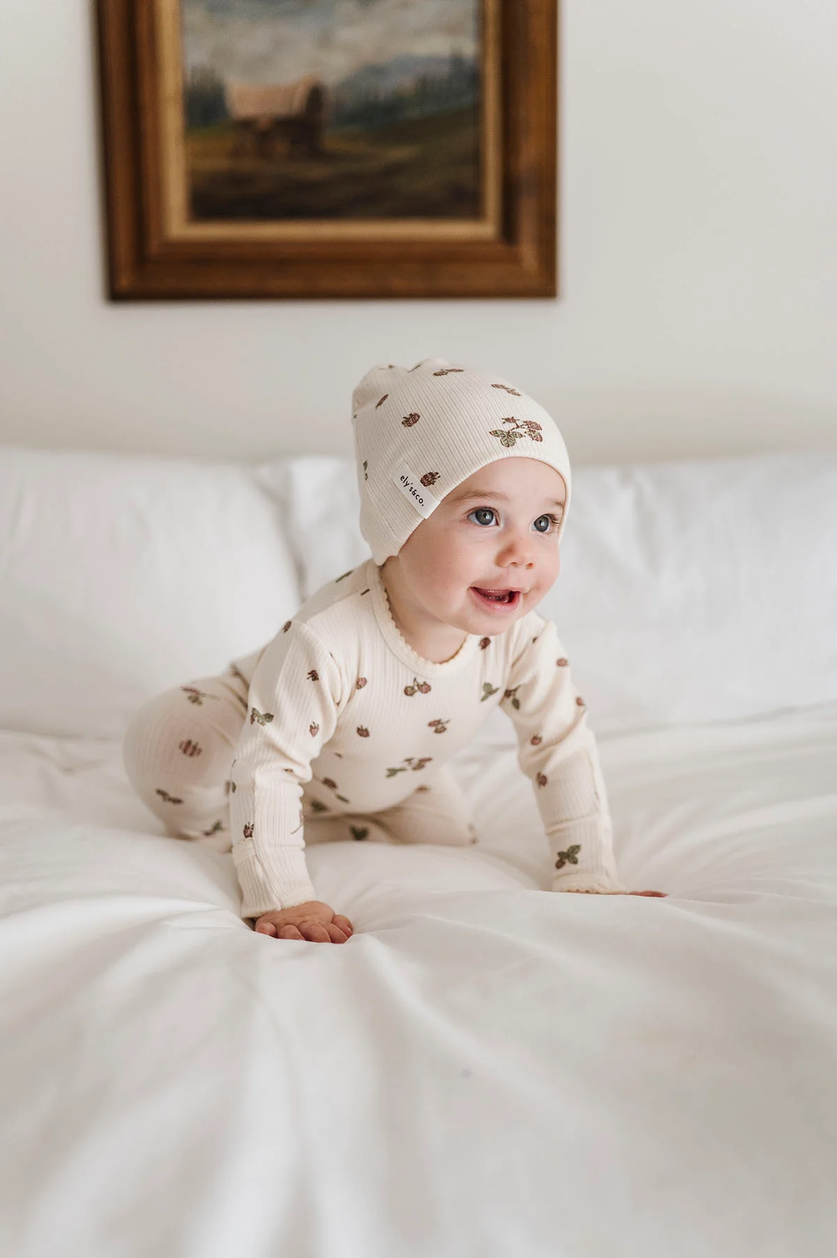 Ribbed Cotton - Raspberries Collection - Beanie - Image 7