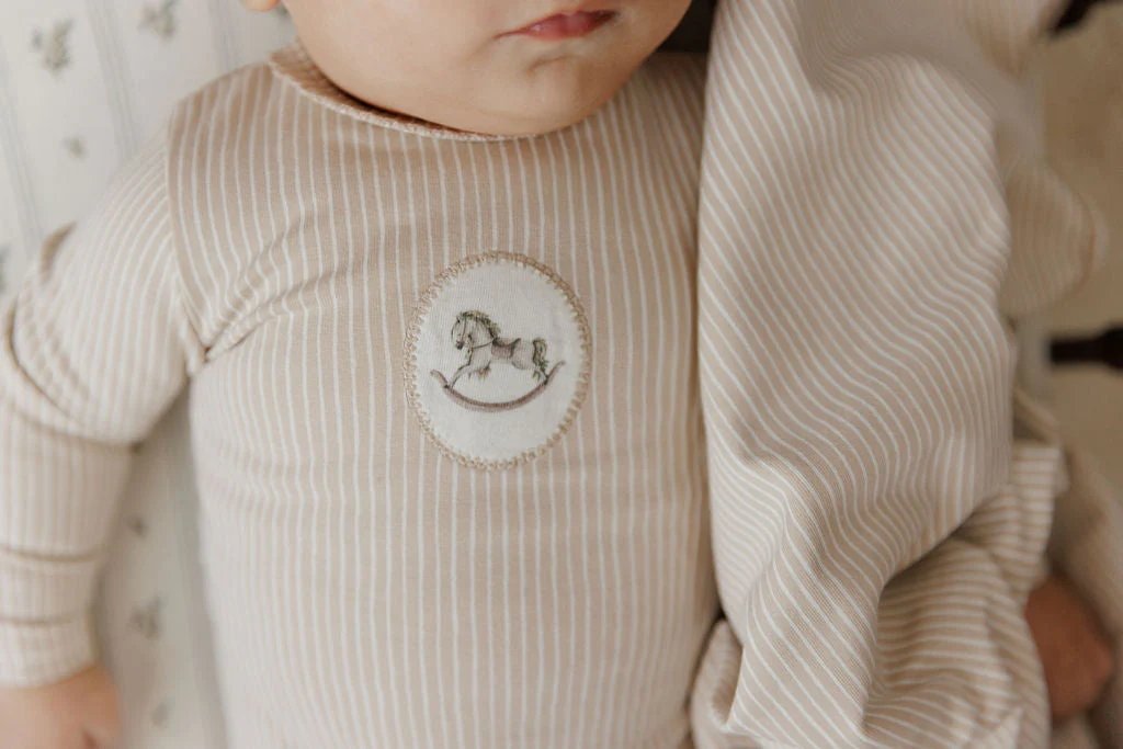 Rocking Horse Collection - Footie + Bonnet - Image 5