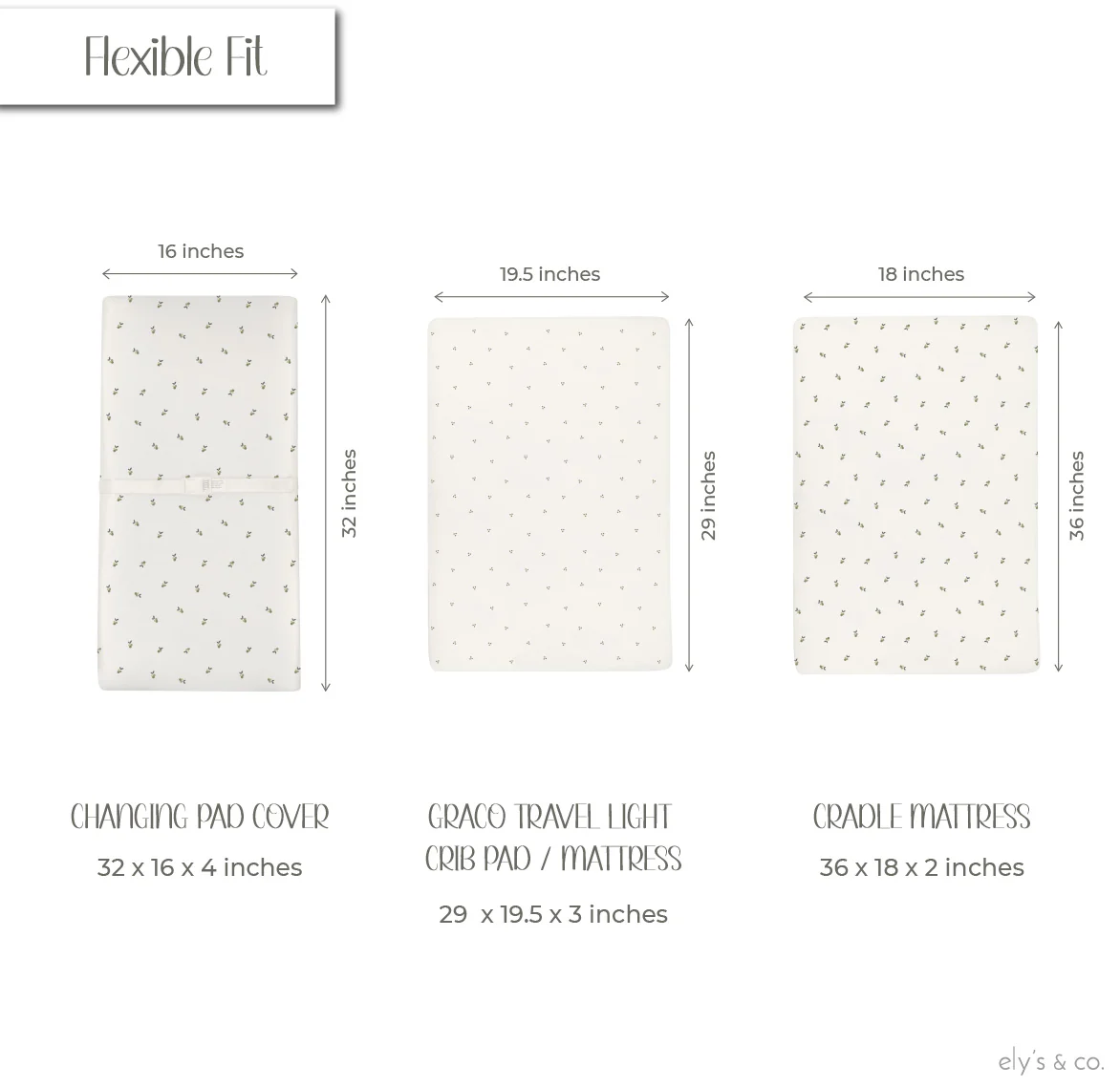 Waterproof Changing Pad Cover | Cradle Sheet Set - Image 3