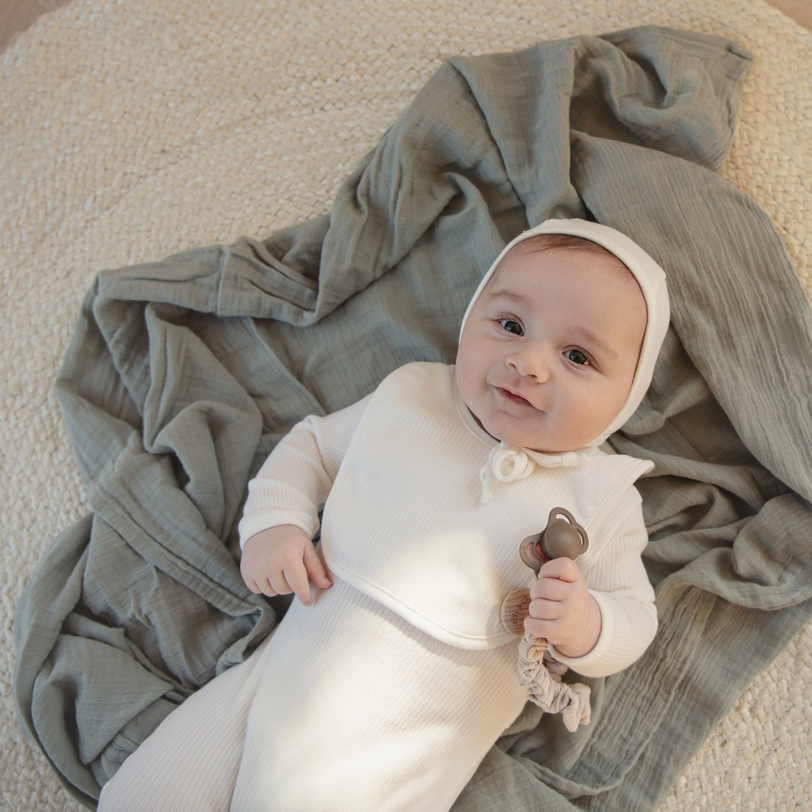 Solid Ribbed Bibs - Image 5