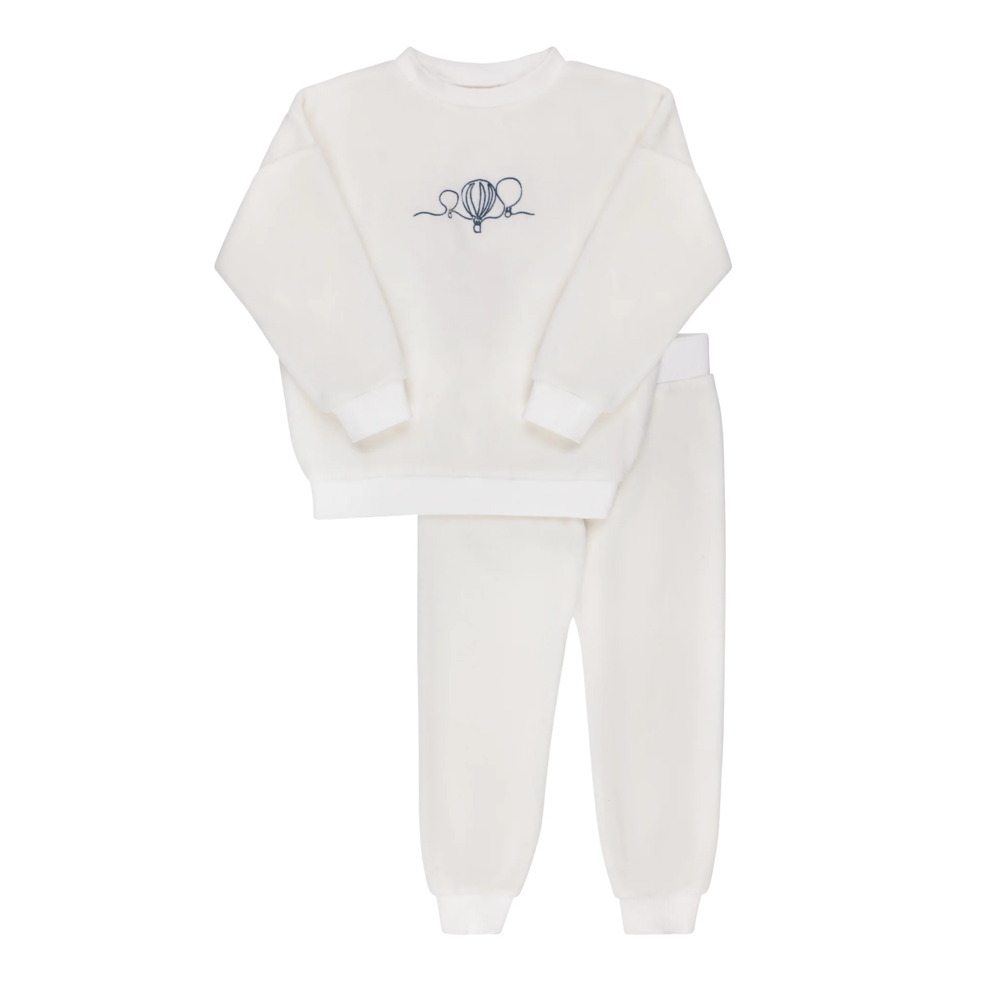 Velour Embroidered Hot Air Balloon Collection - Lounge Set - Image 3