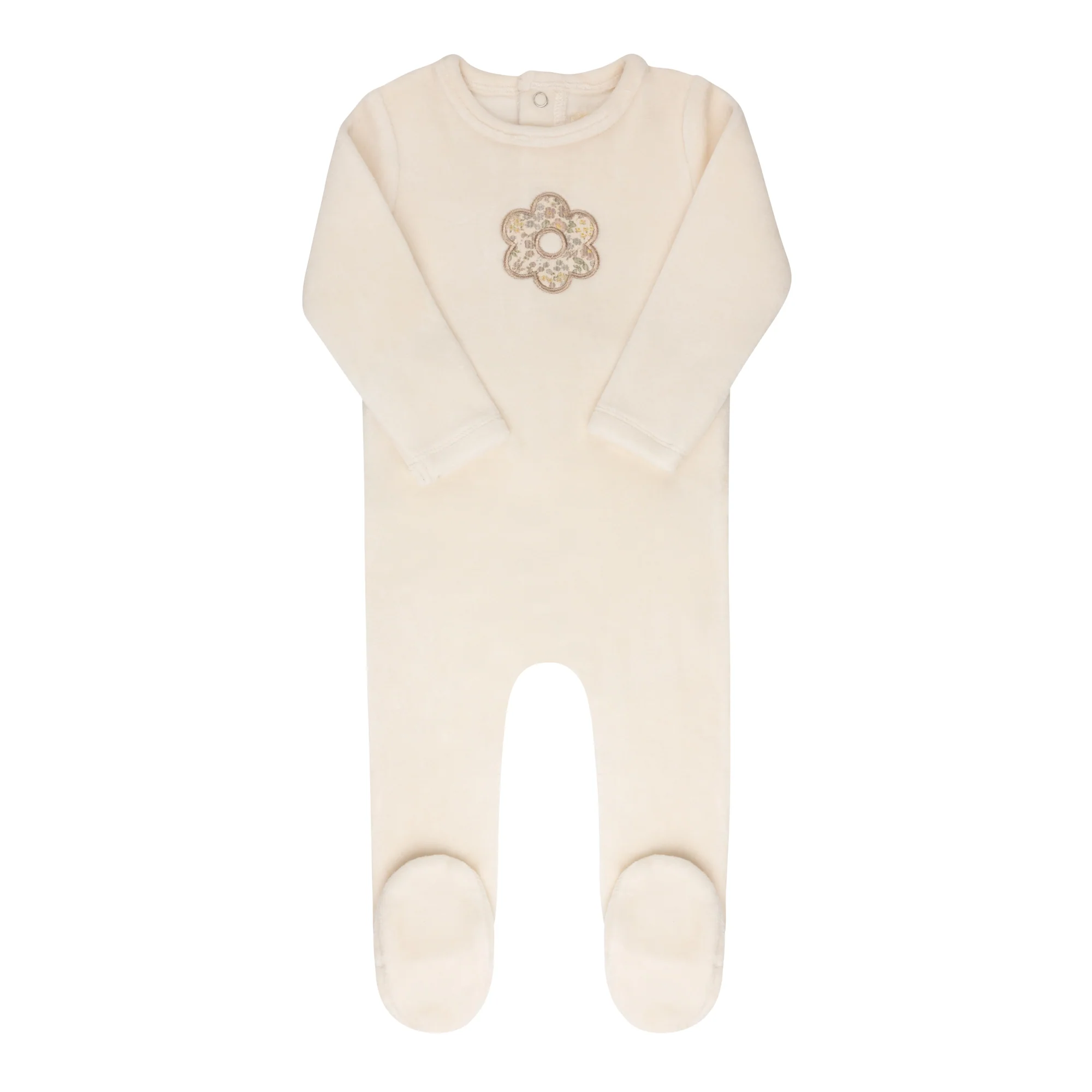 Velour Liberty Floral Collection - Footie