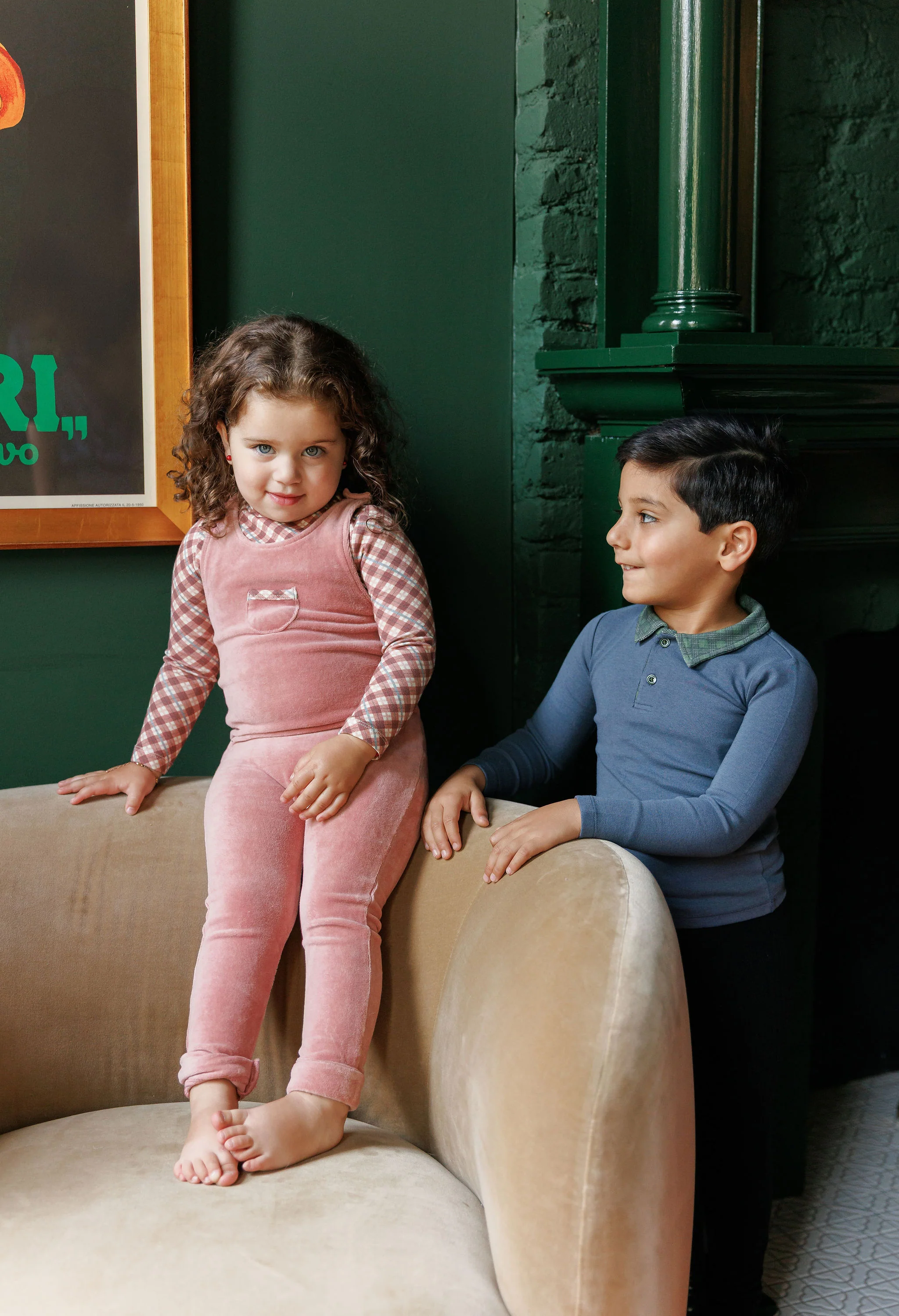 Velour Plaid Bear Collection - Polo - Image 5