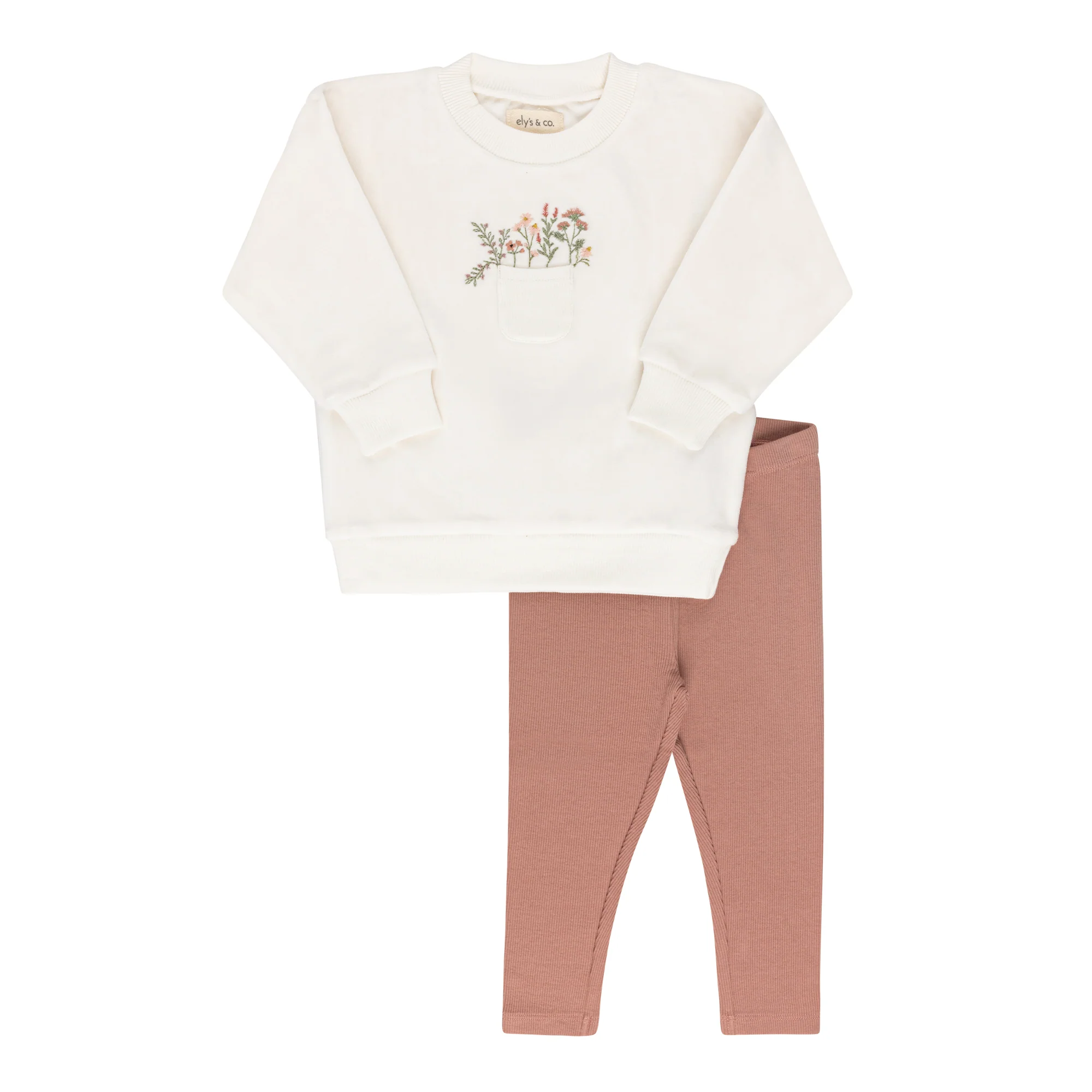 Velour Pocket Full of Flowers Collection - Lounge Set - Image 4