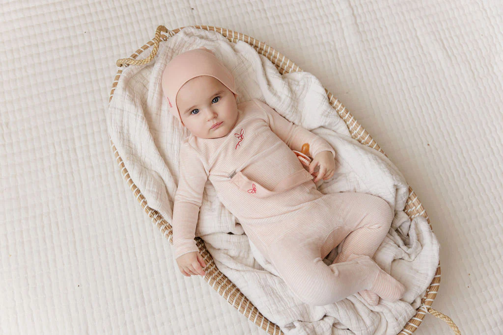 Velour Stripe Collection - Paci Clip - Image 2