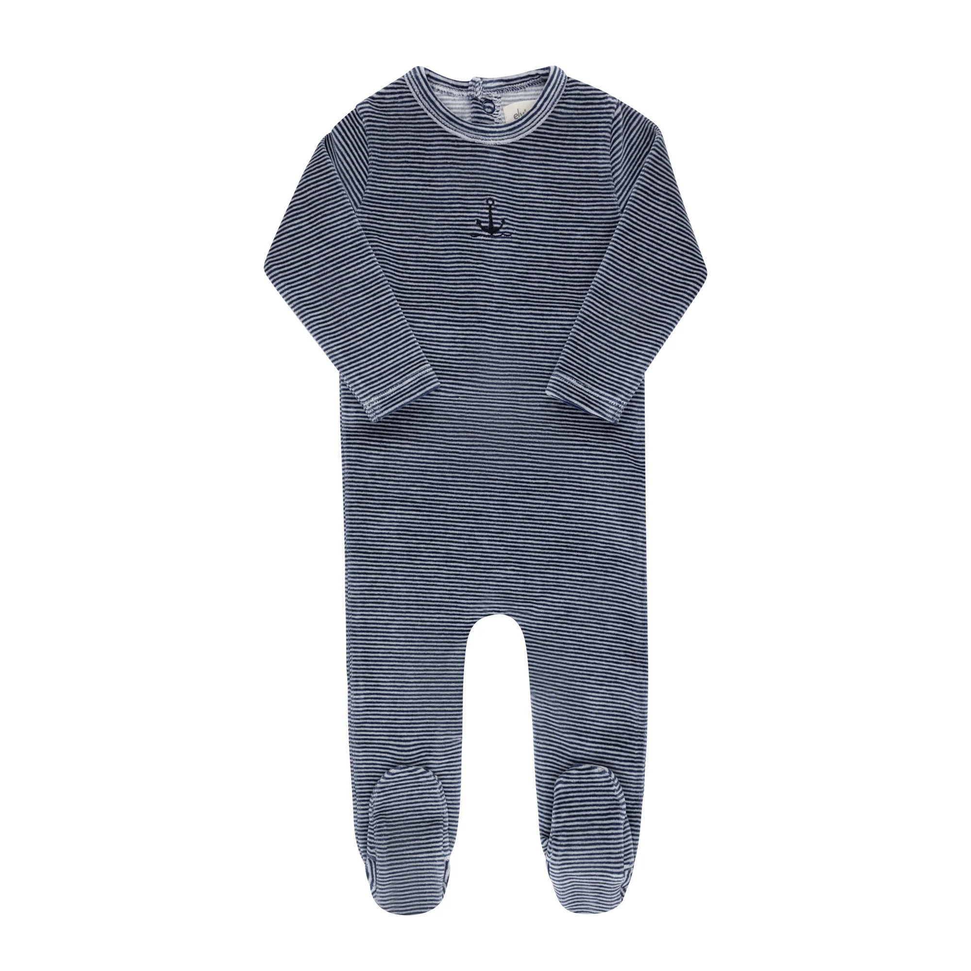 Velour Stripe Collection - Footie