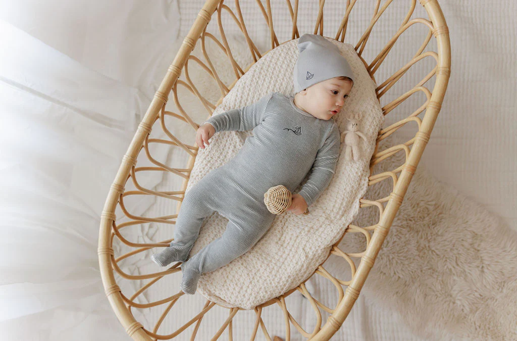 Velour Stripe Collection - Paci Clip - Image 3