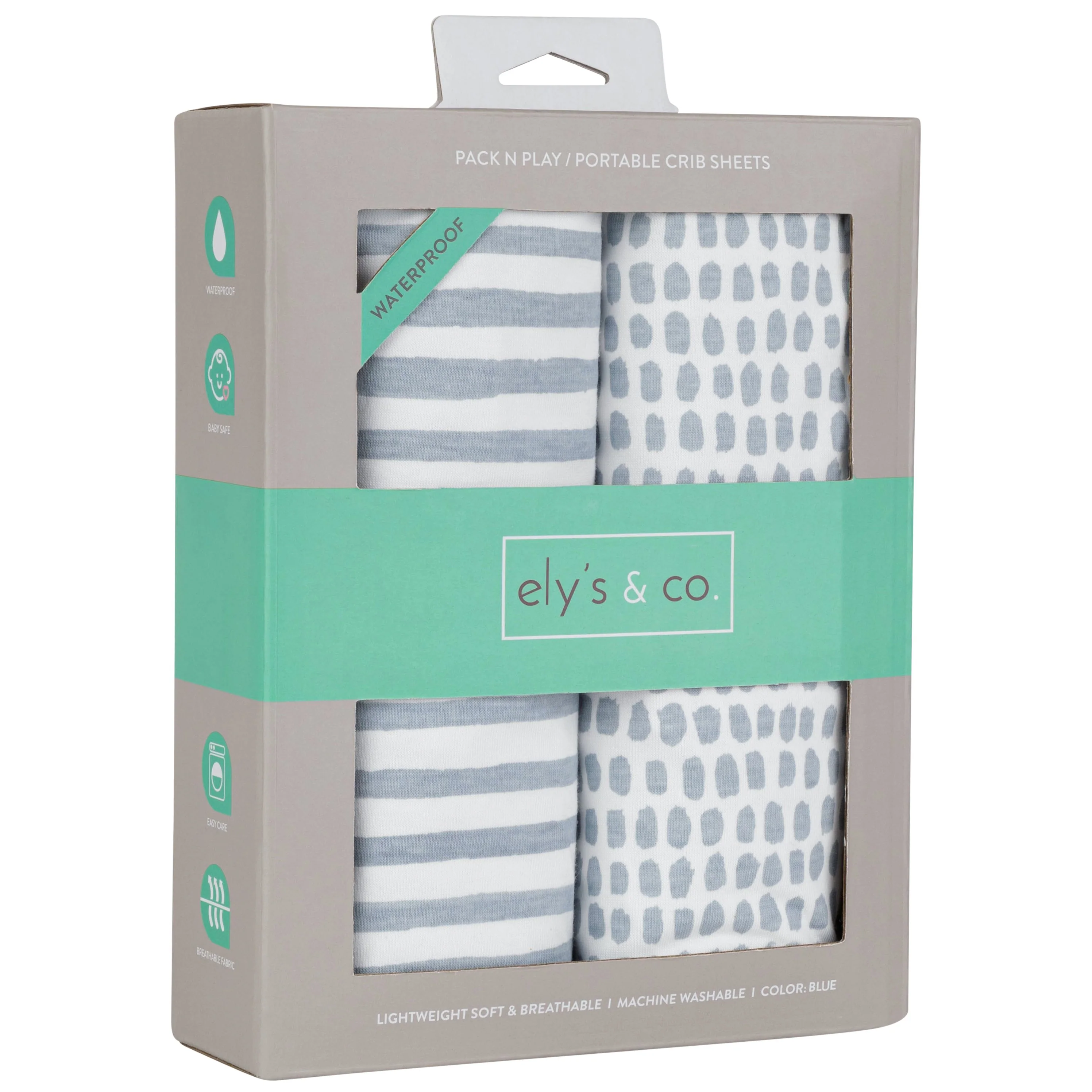 Waterproof Pack N Play | Portable Crib Sheet Set - Image 3