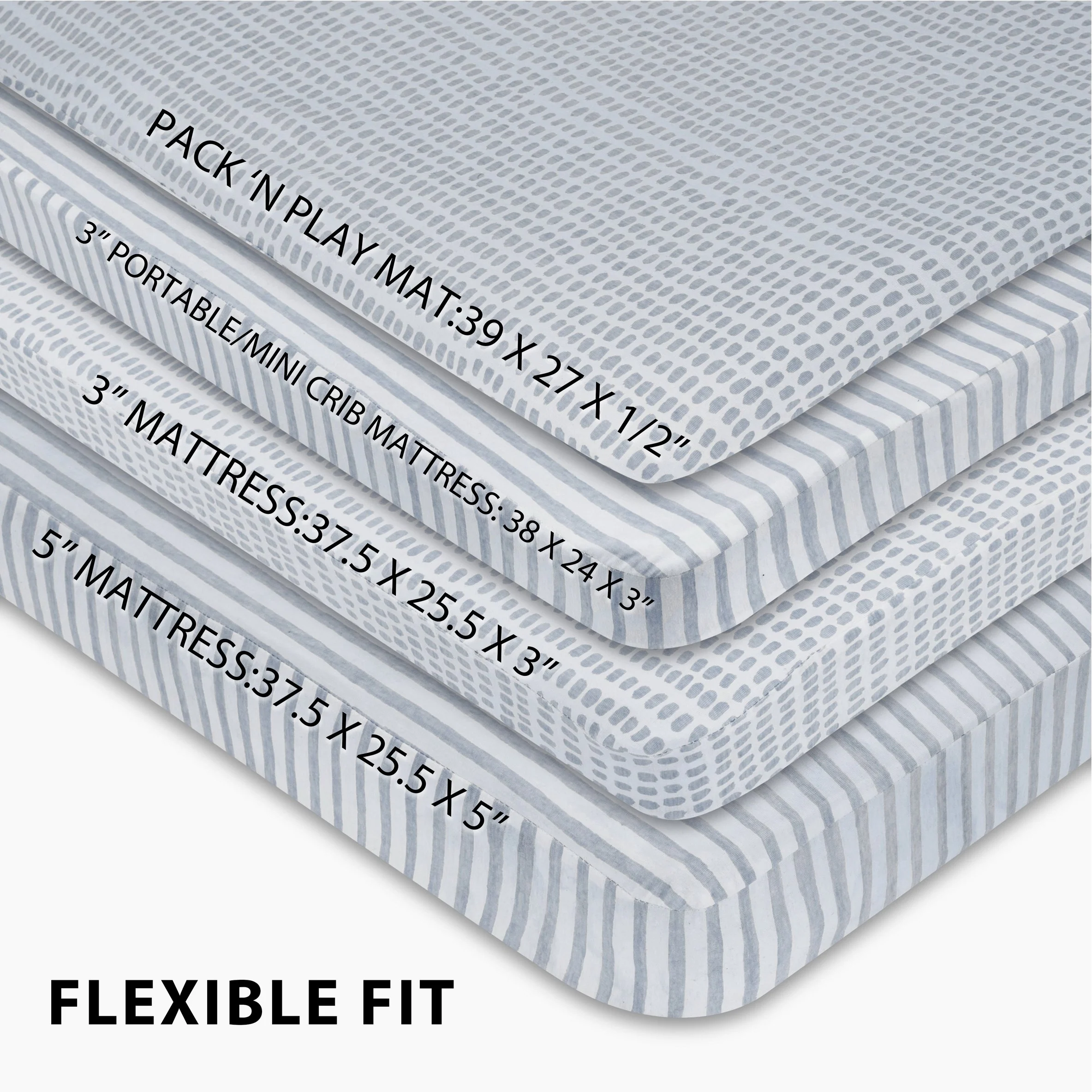 Waterproof Pack N Play | Portable Crib Sheet Set - Image 4