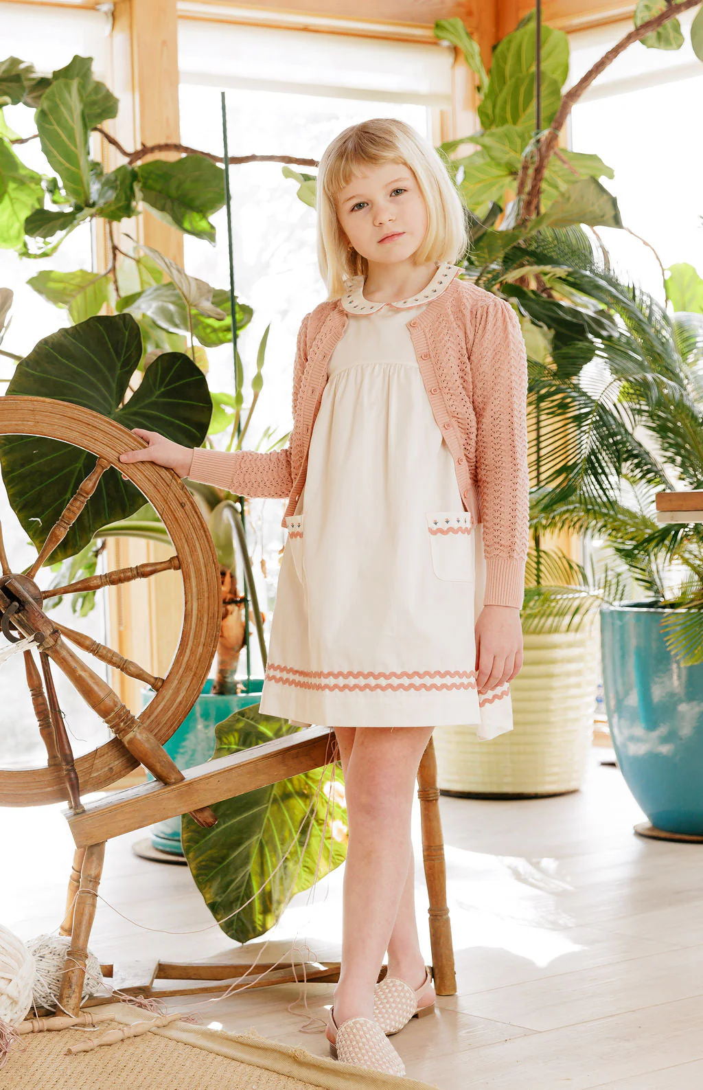 Wave Collection - Knit Pointelle Cardigan - Image 14