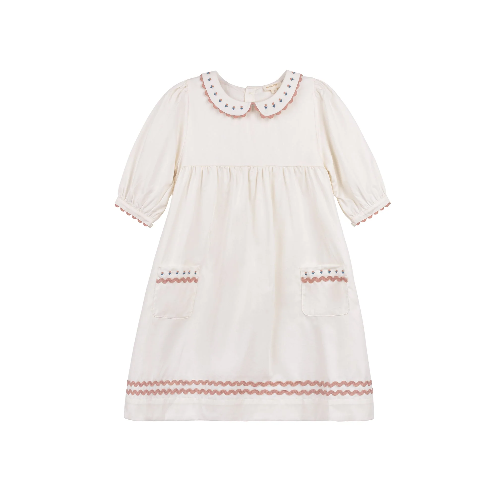 Wave Collection - Tulip Collar 3/4 Dress - Image 3