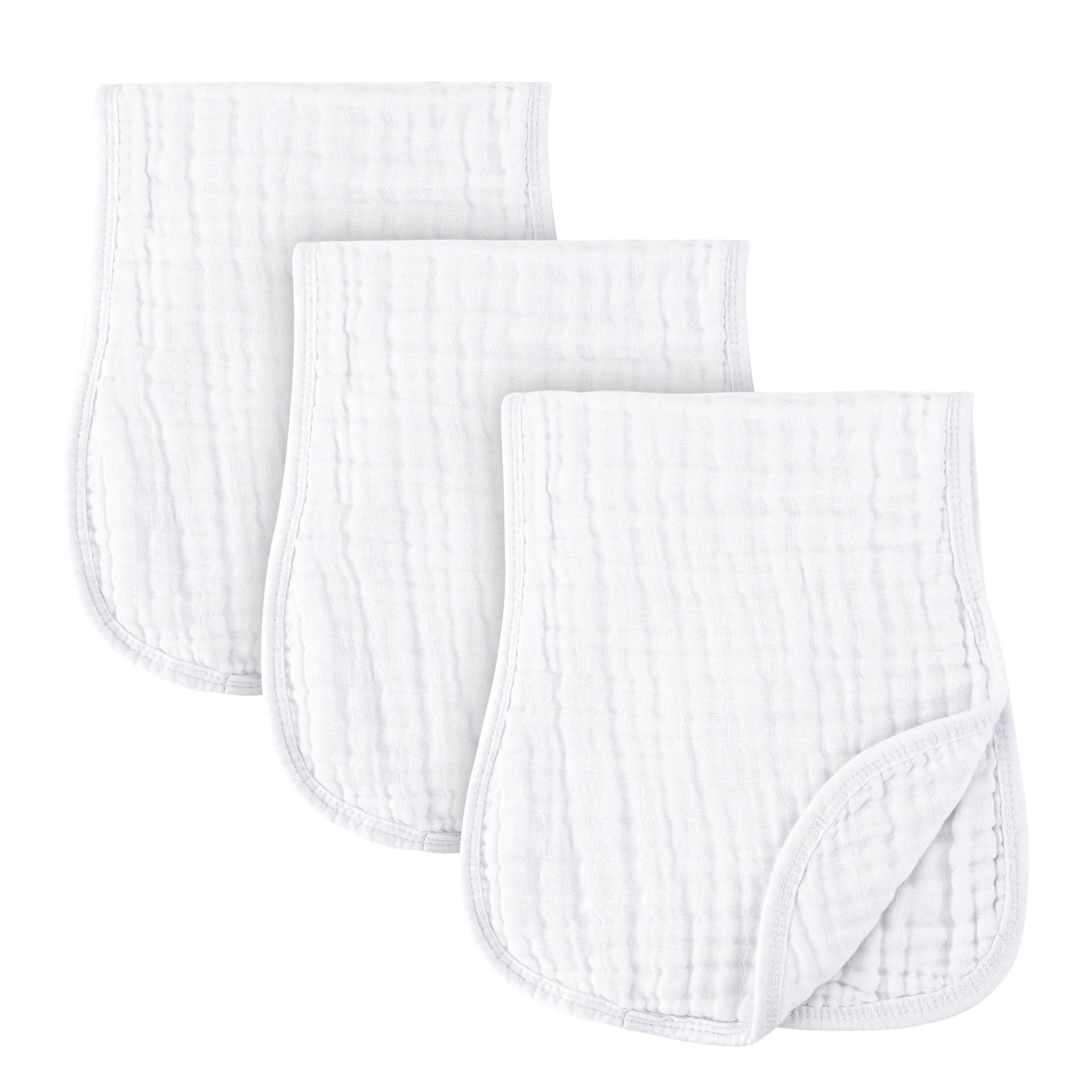 3 Pack Muslin Burp Cloth - Image 3